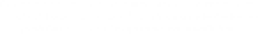 Revise os conteúdos de matemática que mais caem no ENEM e entre