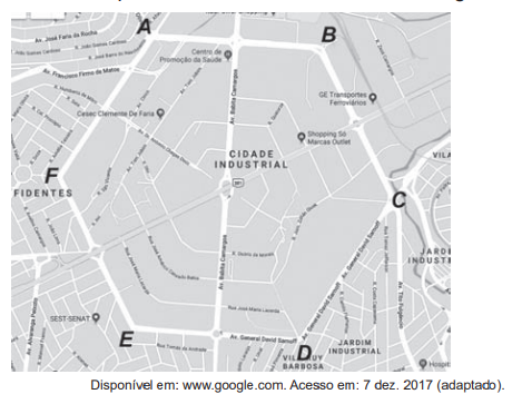 Questão 172 - Enem PPL 2020 - Um estudante,morador da cidade de Contagem,hexágono regular,enem