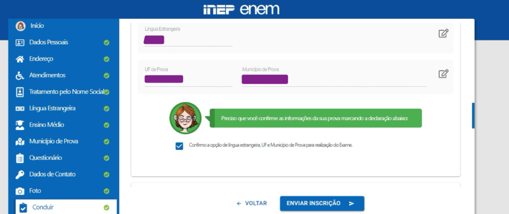 Tutorial de como se inscrever no ENEM 2024. - Como se inscrever no ENEM 2024,documentos,inscrições ENEM 2024,ENEM,Xequemat