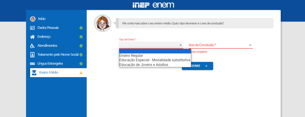 Tutorial de como se inscrever no ENEM 2024. - Como se inscrever no ENEM 2024,documentos,inscrições ENEM 2024,ENEM,Xequemat