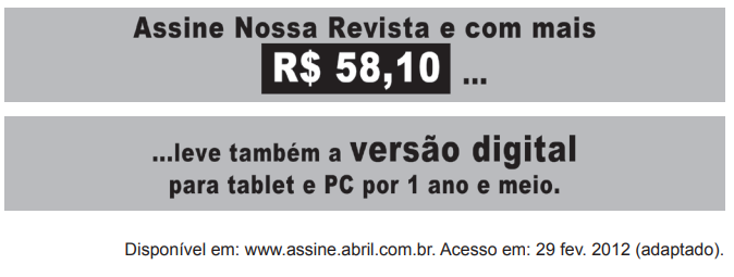 Questão 97 - ENEM 2012 -