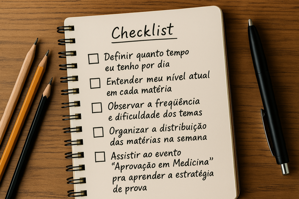 Checklist Reta Final ENEM: Plano Para Quem Sonha com Medicina - Checklist Reta Final ENEM Checklist Reta Final ENEM: Plano Para Quem Sonha com Medicina - Checklist Reta Final ENEM